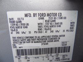 2013 Ford Edge Limited Silver 3.5L AT 4WD #F22088